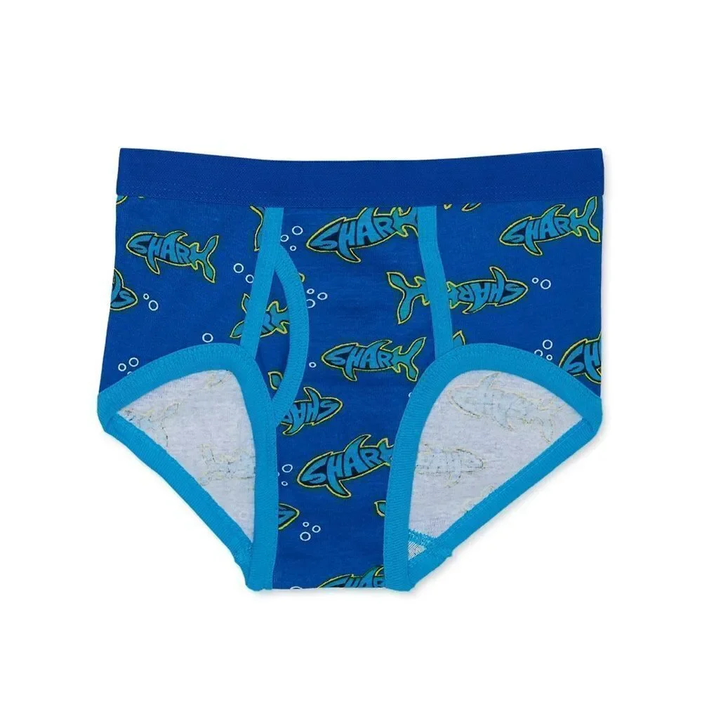 Boys Cotton Brief Underwear 2, 5-Packs